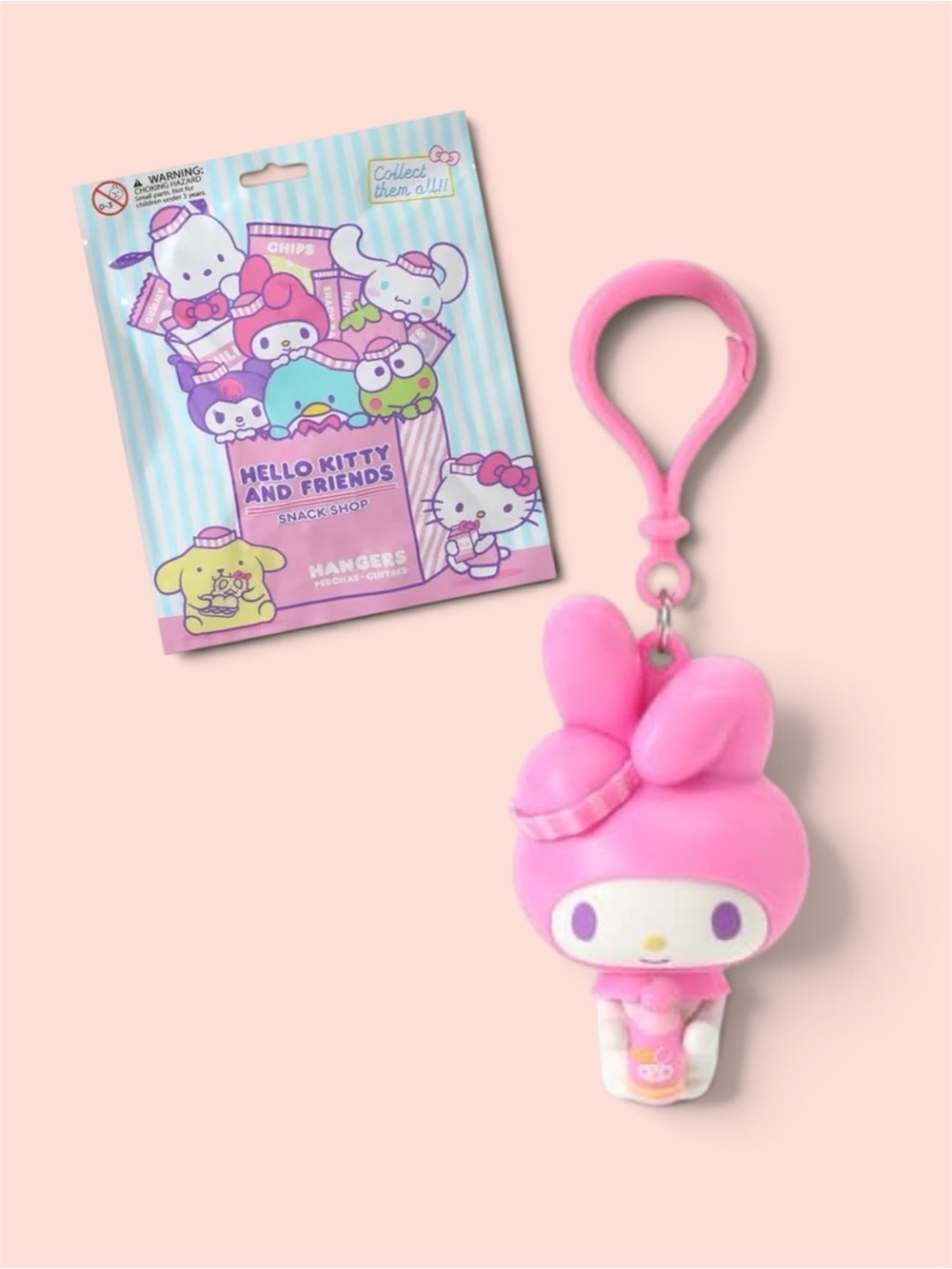 Hello Kitty and Friends Snack Shop My Melody Hangers Keychain